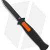 AKC X-treme EVO OTF Automatic Knife Black / Orange Slide (3.5" Black)