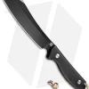 Artisan Cutlery Tomahawk Fixed Blade Knife Black G-10/Orange Liners (6.3" Black)