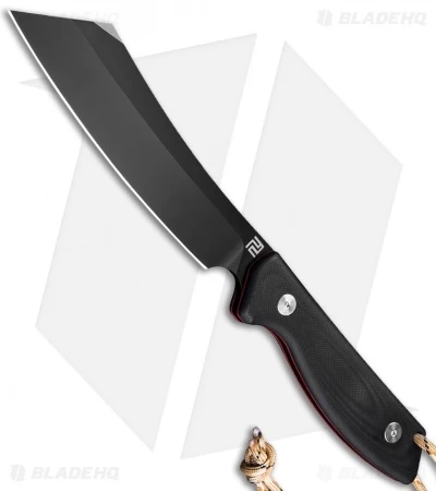 Artisan Cutlery Tomahawk Fixed Blade Knife Black G-10/Red Liners (6.3" Black) 1 Artisan Cutlery Tomahawk Fixed Blade Knife Black G-10/Red Liners (6.3" Black)