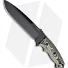 Hogue Knives EX-F01 Large Tactical Fixed Blade Knife Green G10 (7" Plain) 35158