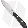 Bark River Canadian Special LT Fixed Blade Black Canvas Micarta (4" Satin)
