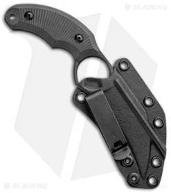 Bastinelli Creations HARPY Karambit Fixed Blade Black (3.25" Black SW) -Knives And Tools Bastinelli Creations HARPY Fixed Black BHQ 98864 jr sheath