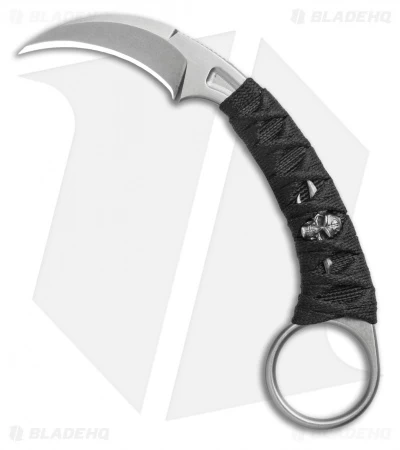 Bastinelli PiKa Picoeur Karambit Fixed Blade Knife Wrapped W/ Menuki (1" SW) 1 Bastinelli PiKa Picoeur Karambit Fixed Blade Knife Wrapped W/ Menuki (1" SW)