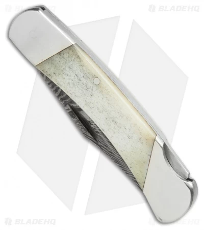 Bear & Son Lockback Knife 3.75" Smooth White Bone WSB05D 2 Bear & Son Lockback Knife 3.75" Smooth White Bone WSB05D - Image 2