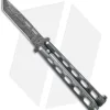 Bear & Son Large Butterfly Tanto Knife Galaxy (4" Damascus) 115TANGXD
