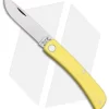 Bear And Son Farmhand Slip Joint Knife 2.75" Yellow G-10