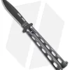 Bear & Son Large Butterfly Knife Galaxy (4" Black) 115GX