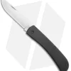 Bear & Son Large Farmhand Slip Joint Knife Black Aluminum (3.4" Satin)