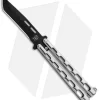 Bear & Son Tanto Butterfly Knife Stainless Steel (4.1" Black) SS15TAN