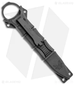 Benchmade 173BK Mini SOCP Fixed Blade Knife (2.22" Black) -Knives And Tools Benchmade 173BK Mini SOCP Black 173BK BHQ 99478 jr sheath