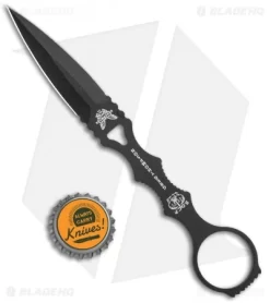Benchmade SOCP Dagger Fixed Blade Knife (3.22" Black) 176BKGY -Knives And Tools Benchmade 176BKGY SOCP Dagger Black BHQ 118499 jr bottlecap
