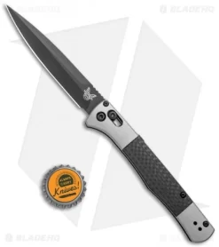 Benchmade Auto Fact AXIS Lock Knife Aluminum/CF (4" Black DLC) 4170BK -Knives And Tools Benchmade Auto Fact AXIS Lock Aluminum CF Black DLC 4170BK BHQ 118572 jr bottlecap