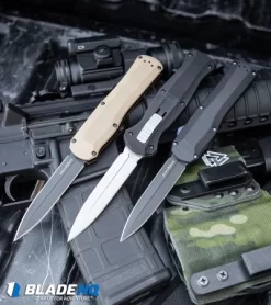 Benchmade Infidel Knife OTF Double Action Automatic (3.9" Satin) 3300 -Knives And Tools Benchmade Autocrat D A OTF Automatic Knife OD Green G 10 Black 3400BK 2 BHQ 104904 kp guns web 1