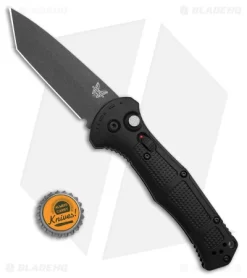 Benchmade Claymore Tanto Automatic Knife Black Grivory (3.6" Black) 9071BK -Knives And Tools Benchmade Claymore Tanto AK Black Grivory 3in Black BHQ 179555 td size