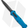 Benchmade Infidel OTF Automatic Knife Blue Aluminum (3.91" Black) 3300BK-2001