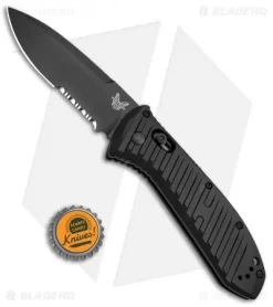 Benchmade 5700SBK Auto Presidio II Automatic Knife (3.7" Black Serr) -Knives And Tools Benchmade Presidio II AXIS Black Serr Auto 5700SBK BHQ 51642 jr bottlecap 2