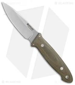 Boker Burnley Cub Fixed Blade Knife Green Micarta (3.3" Plain) 120661