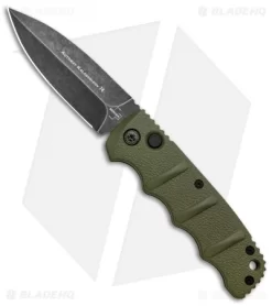 Boker Kalashnikov Dagger Automatic Knife OD Green (3.25" Smokewash D2)