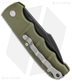 Boker Kalashnikov Harpoon Automatic Knife OD Green (3.25" Smokewash D2) -Knives And Tools Boker Kalashnikov Harpoon Auto OD Green Smokewash 01KALS123NSOI BHQ 132735 jr side