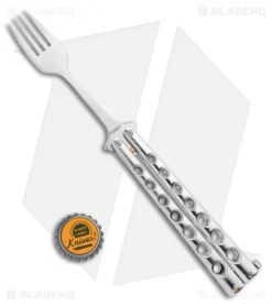 Boker Magnum Balifork Butterfly Trainer (4" Satin Fork) -Knives And Tools Boker Magnum Balifork Butterfly Knife Trainer BHQ 94432 ns bottlecap
