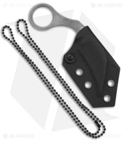 Boker Plus Bad Moon Karambit Fixed Blade Knife (2.4" Gray Stonewash) 02BO078 -Knives And Tools Boker Plus Bad Moon Karambit FBK 2in Gray SW BHQ 146736 td sheath