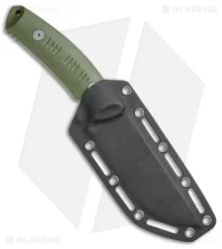 Boker Plus Blacklist Fixed Blade Knife OD Green (4.875" Stonewash) 02BO007 -Knives And Tools Boker Plus Blacklist OD Green SW 02BO007 BHQ 49519 jr sheath 2