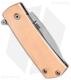 Boker Plus Shamsher Automatic Liner Lock Knife Copper (1.9" Satin) 01BO362 -Knives And Tools Boker Plus Shamsher Auto LL Copper Satin BHQ 139171 jr side