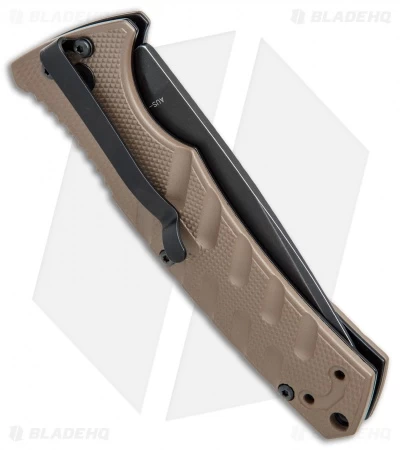 Boker Plus Strike Drop Point Automatic Knife Coyote Brown (3.25" Black SW) 3 Boker Plus Strike Drop Point Automatic Knife Coyote Brown (3.25" Black SW) - Image 3