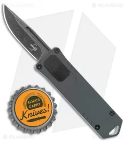 Boker Plus USB OTF Automatic Knife Gray Aluminum (1.7" Black SW) -Knives And Tools Boker Plus USB OTF Auto Gray Aluminum Black SW BHQ 125998 jr bottlecap
