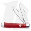Boker Trapper Traditional Pocket Knife Smooth Red Bone (3.2" Satin)