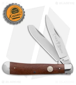 Boker Trapper Traditional Pocket Knife Smooth Rosewood (Polish D2) -Knives And Tools Boker Trapper Traditional Pocket Knife Smooth Rosewood Polish D2 BHQ 146651 td size