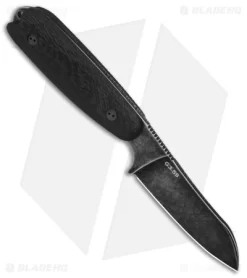Knives And Tools -Knives And Tools Bradford Knives Guardian 3 Knife Microtextured CF Sheepsfoot M390 Nimbus BHQ 145517 td spine