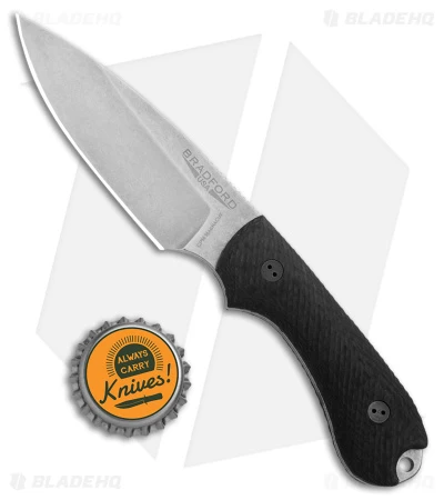 Bradford Knives Guardian3 Fixed Blade Knife Black CF (3.5" SW MagnaCut) 5 Bradford Knives Guardian3 Fixed Blade Knife Black CF (3.5" SW MagnaCut) - Image 5