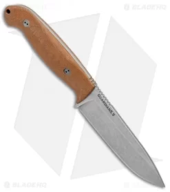 Knives And Tools -Knives And Tools Bradford Knives Guardian5.5 Fixed 3D Natural Micarta Sabre SW 5.5S 104 BHQ 98660 jr spine