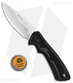 Buck Knives Buck BuckLite Max II Small Fixed Blade Knife Black (3.25" Stonewash) 0684BKS -Knives And Tools Buck Bucklite Max II Small 684BKS BHQ 80999 jr bottlecap