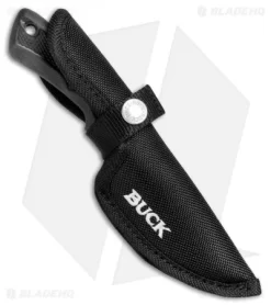 Buck Knives Buck BuckLite Max II Small Fixed Blade Knife Black (3.25" Stonewash) 0684BKS -Knives And Tools Buck Bucklite Max II Small 684BKS BHQ 80999 jr sheath