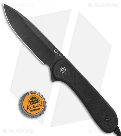 CIVIVI Elementum Fixed Blade Knife Flat Black G-10 (4" Black SW) 4 CIVIVI Elementum Fixed Blade Knife Flat Black G-10 (4" Black SW) - Image 4