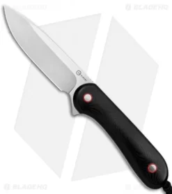 CIVIVI Elementum Fixed Blade Knife Contoured Black G-10 (4" Satin)