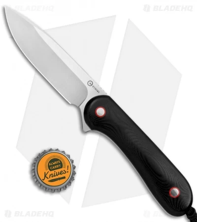CIVIVI Elementum Fixed Blade Knife Contoured Black G-10 (4" Satin) 4 CIVIVI Elementum Fixed Blade Knife Contoured Black G-10 (4" Satin) - Image 4