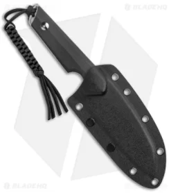 CIVIVI Kepler Fixed Blade Knife Black G-10 W/Lanyard (4.5" Satin) -Knives And Tools CIVIVI Kepler Fixed Blade Black G 10 Satin C2109C BHQ 107067 jr sheath