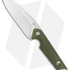 CIVIVI Kepler Fixed Blade Knife OD Green G-10 W/Lanyard (4.5" Satin)