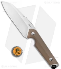 CIVIVI Kepler Fixed Blade Knife Tan G-10 W/Lanyard (4.5" Satin) -Knives And Tools CIVIVI Kepler Fixed Blade Tan G 10 Satin C2109B BHQ 106992 jr bottlecap