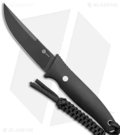CIVIVI Terzuola Tamashii Fixed Blade Knife Black G-10 (4.07" Black SW)