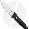 CIVIVI Terzuola Tamashii Fixed Blade Knife Black G-10 (4.07" Satin)