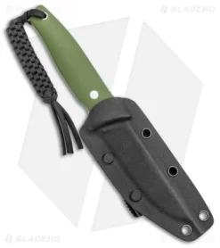 CIVIVI Terzuola Tamashii Fixed Blade Knife Green G-10 (4.07" Satin) -Knives And Tools CIVIVI Terzuola Tamashii Fixed Blade Green G 10 Satin C19046 2 BHQ 106986 jr sheath