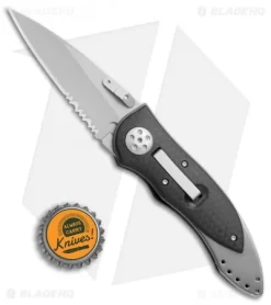 CRKT Elishewitz E-Lock Folding Knife (2.75" Bead Blast Serr) 7313 -Knives And Tools CRKT Elishewitz E Lock bb serr 7313 BHQ 69068 er size