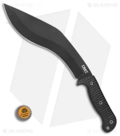 CRKT Johnson KUK Tactical Kukri Fixed Blade Knife (10.56" Black) 2742 -Knives And Tools CRKT Johnson KUK Tactical Kukri black BHQ 76695 er bottlecap