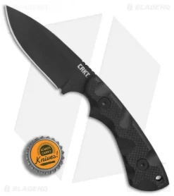 CRKT Siwi Drop Point Fixed Blade Knife Black G-10 (3.34" Black) 2082 -Knives And Tools CRKT Siwi Drop Point black G10 black BHQ 76693 er bottlecap