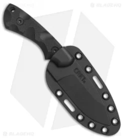 CRKT Siwi Drop Point Fixed Blade Knife Black G-10 (3.34" Black) 2082 -Knives And Tools CRKT Siwi Drop Point black G10 black BHQ 76693 er spine