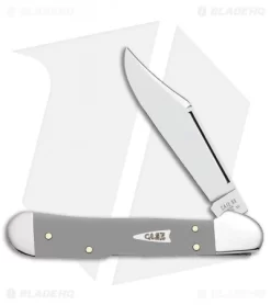 Case Cutlery Mini Copperlock Pocket Knife 3.625" Gray Synthetic (41749L SS)